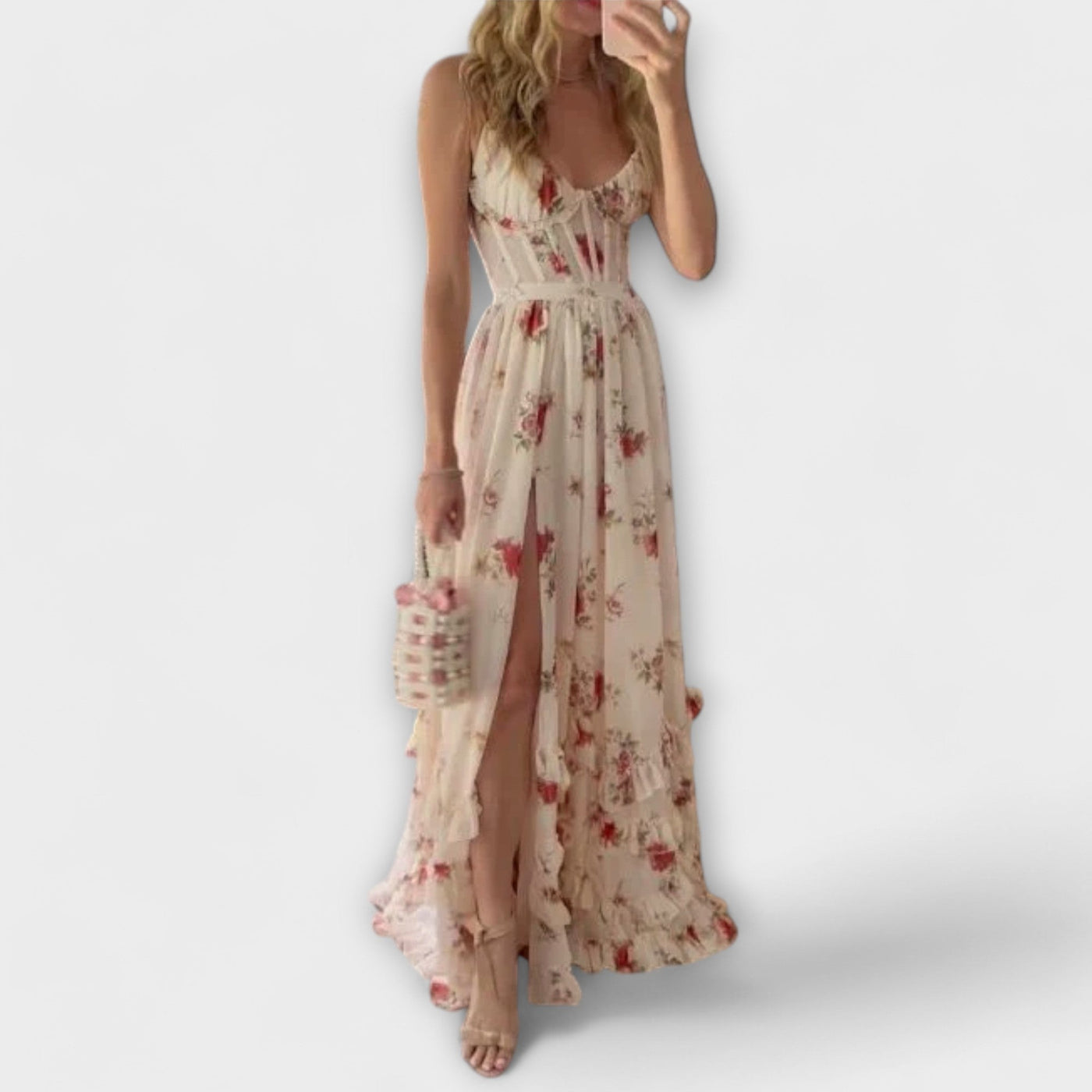 Dress with Floral Pattern