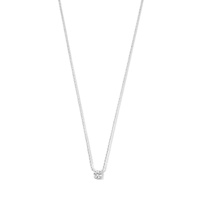 Moissanite Stone Necklace Cléa | Gold Collection