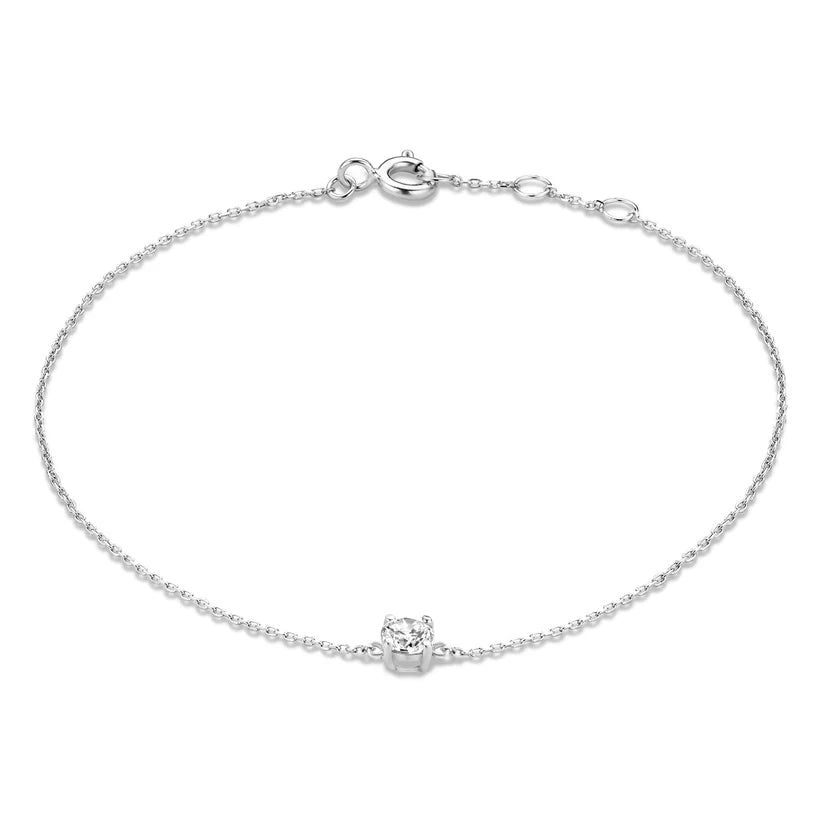 Clea Moissanite Stone Bracelet | Gold