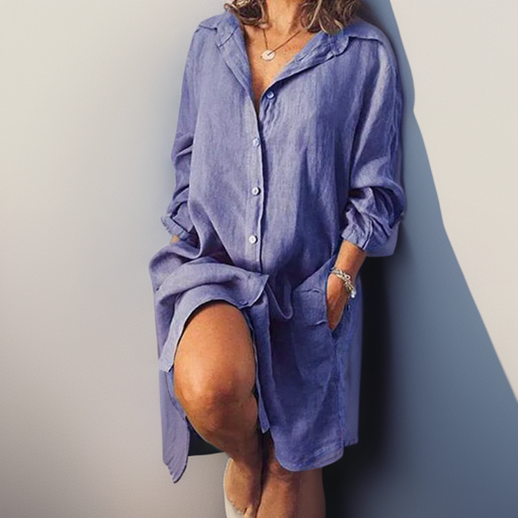 Elysia | Effortless Shirt Dress
