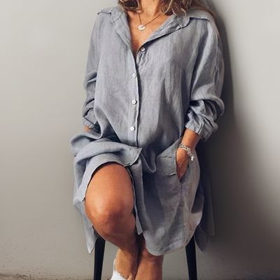 Elysia | Effortless Shirt Dress
