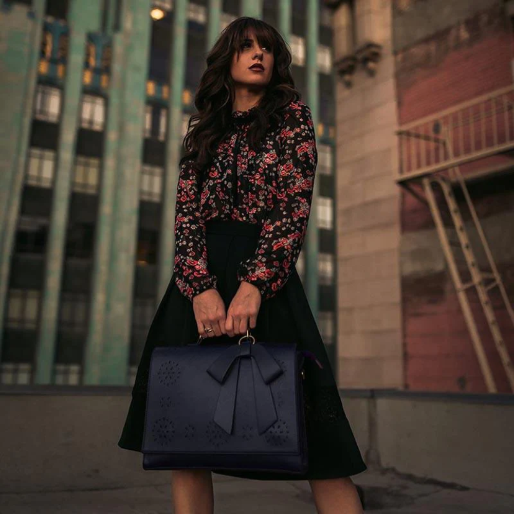 bag with a stylish Zanele decoration