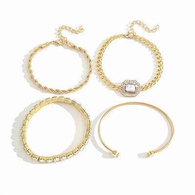 Domitia Calvina Bracelet Set | Gold Collection